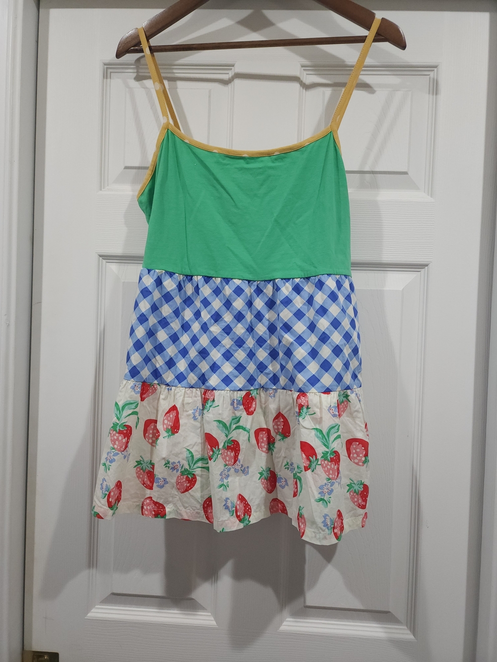 Matilda Jane Green, Blue & Yellow Strawberry Tiered Cami